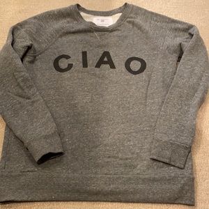 Sol Angeles Sweatshirt Summer weight. Grey Heather